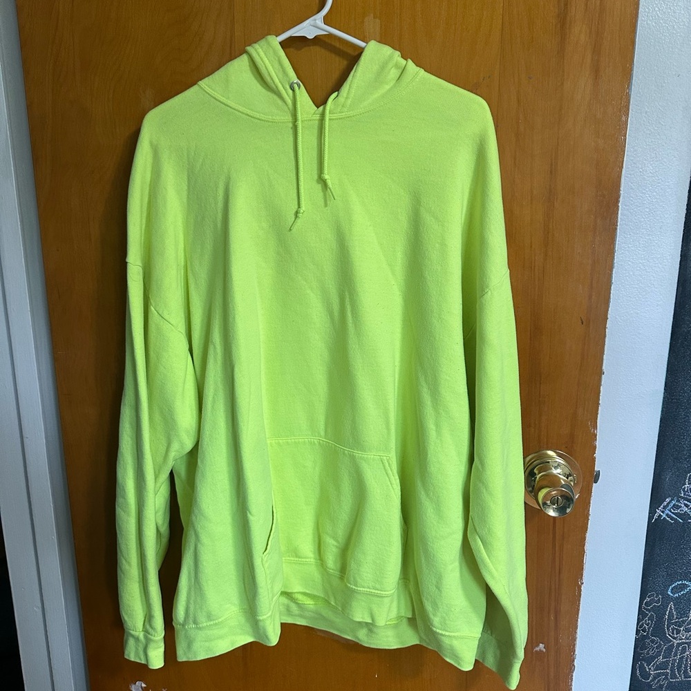Neon Yellow Hoodie